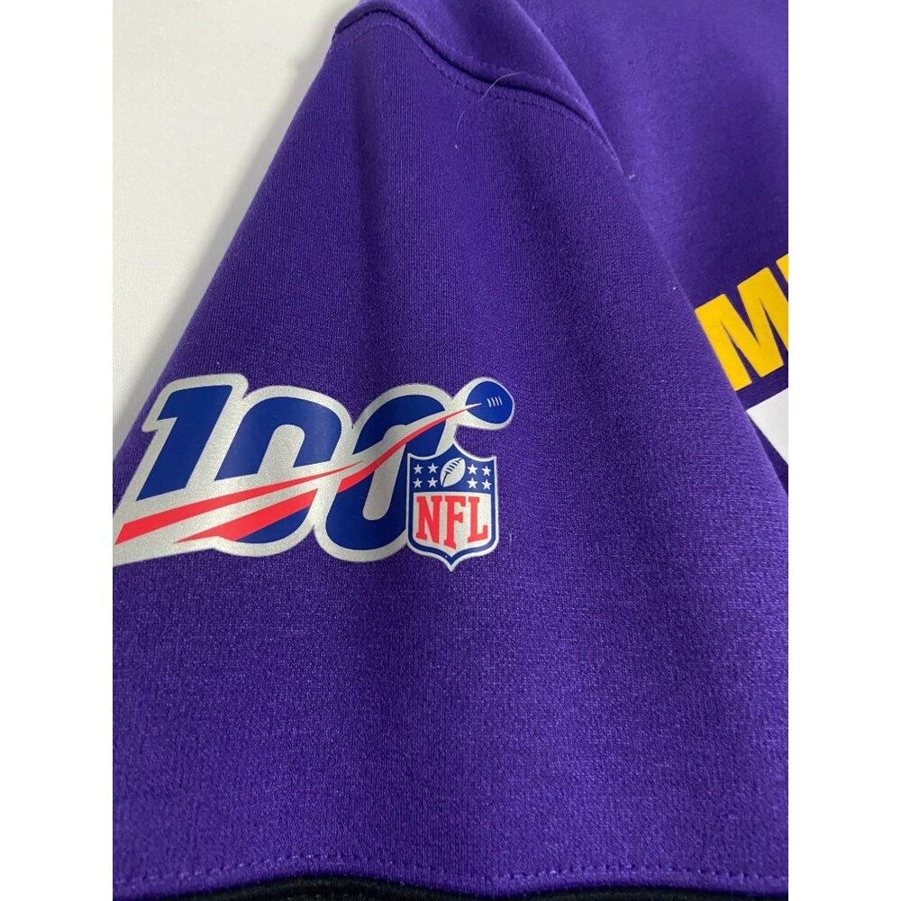 Minnesota Vikings Nike NFL 100 Dri-FIT On Field Hoodie Medium Purple - Picture 5 of 13